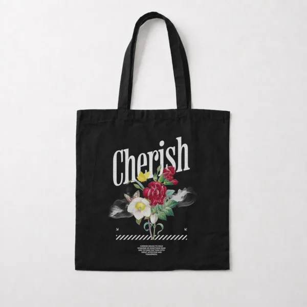 توت بگ گل رز طرح Cherish کد 14313