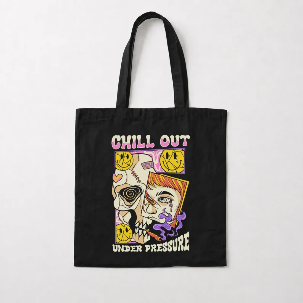 توت بگ طرح Chill Out Under Pressure کد 14337