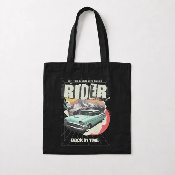 توت بگ ماشین کلاسیک طرح Rider Back In Time کد 14436
