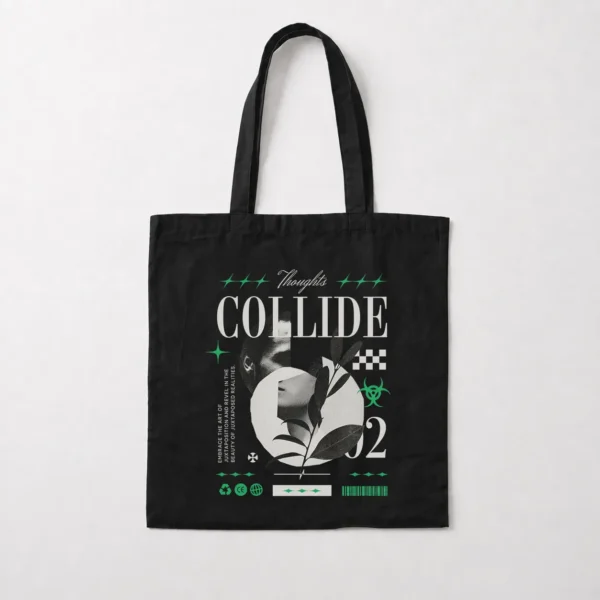 توت بگ طرح انتزاعی نوشته Collide کد 14504