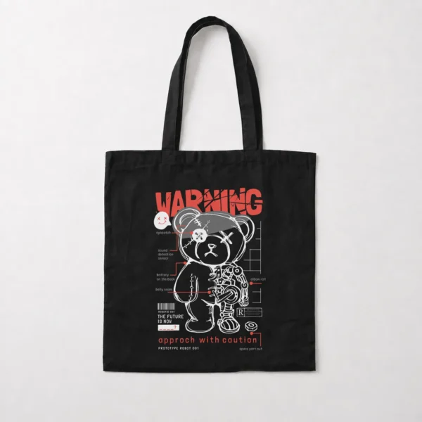 توت بگ خرس نیمه‌رباتیک و نوشته Warning کد 1469