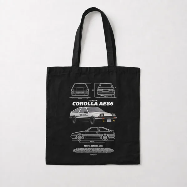 توت بگ تویوتا کورولا AE86 طرح مشخصات (Toyota Corolla AE86) کد 14776