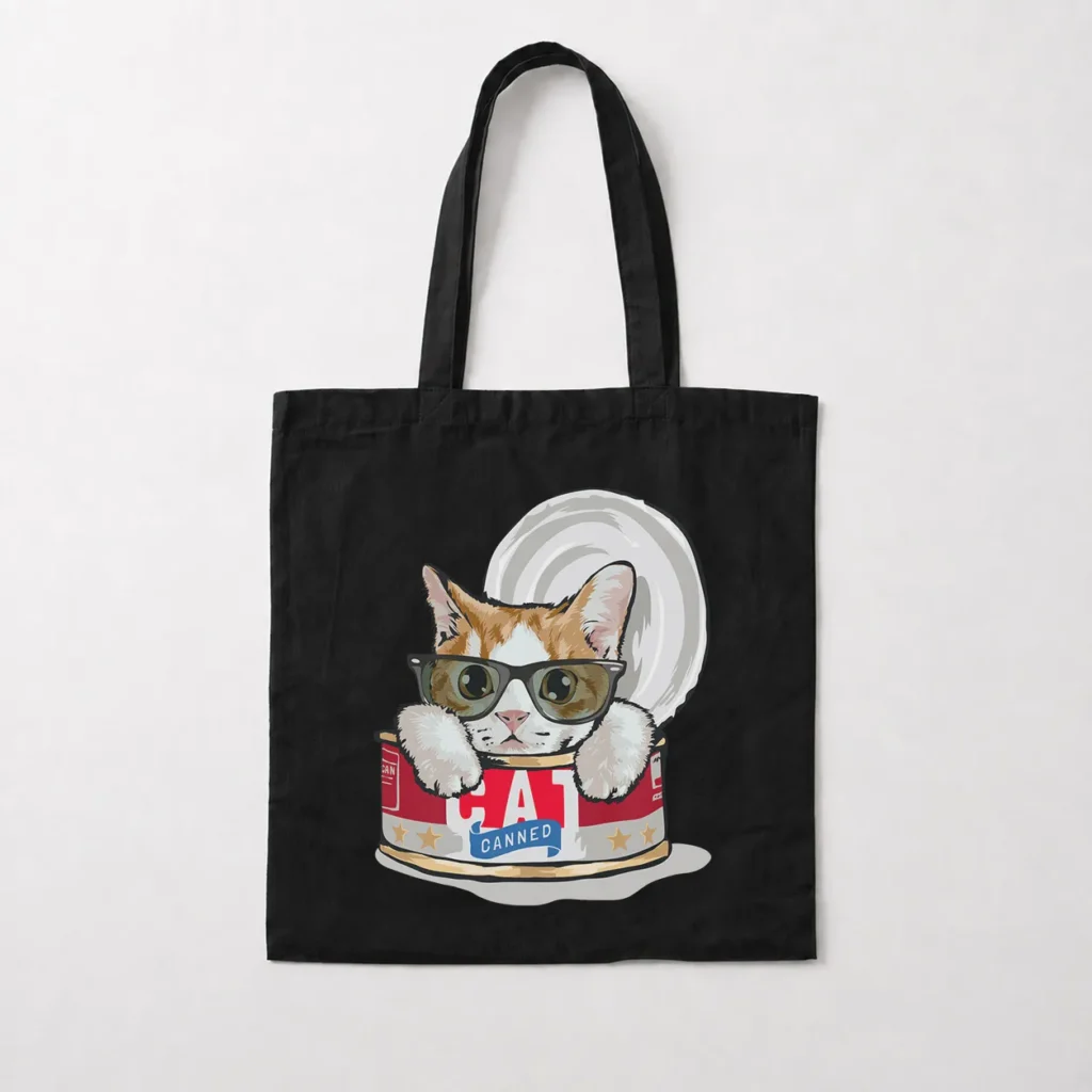 توت بگ گربه طرح کنسروی (Canned Cat) کد 14963