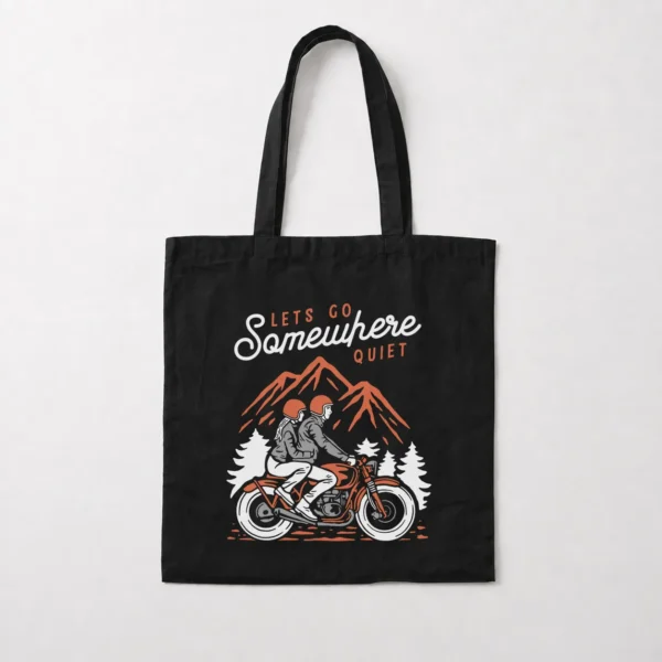 توت بگ موتورسیکلت طرح Let's Go Somewhere Quiet کد 15038