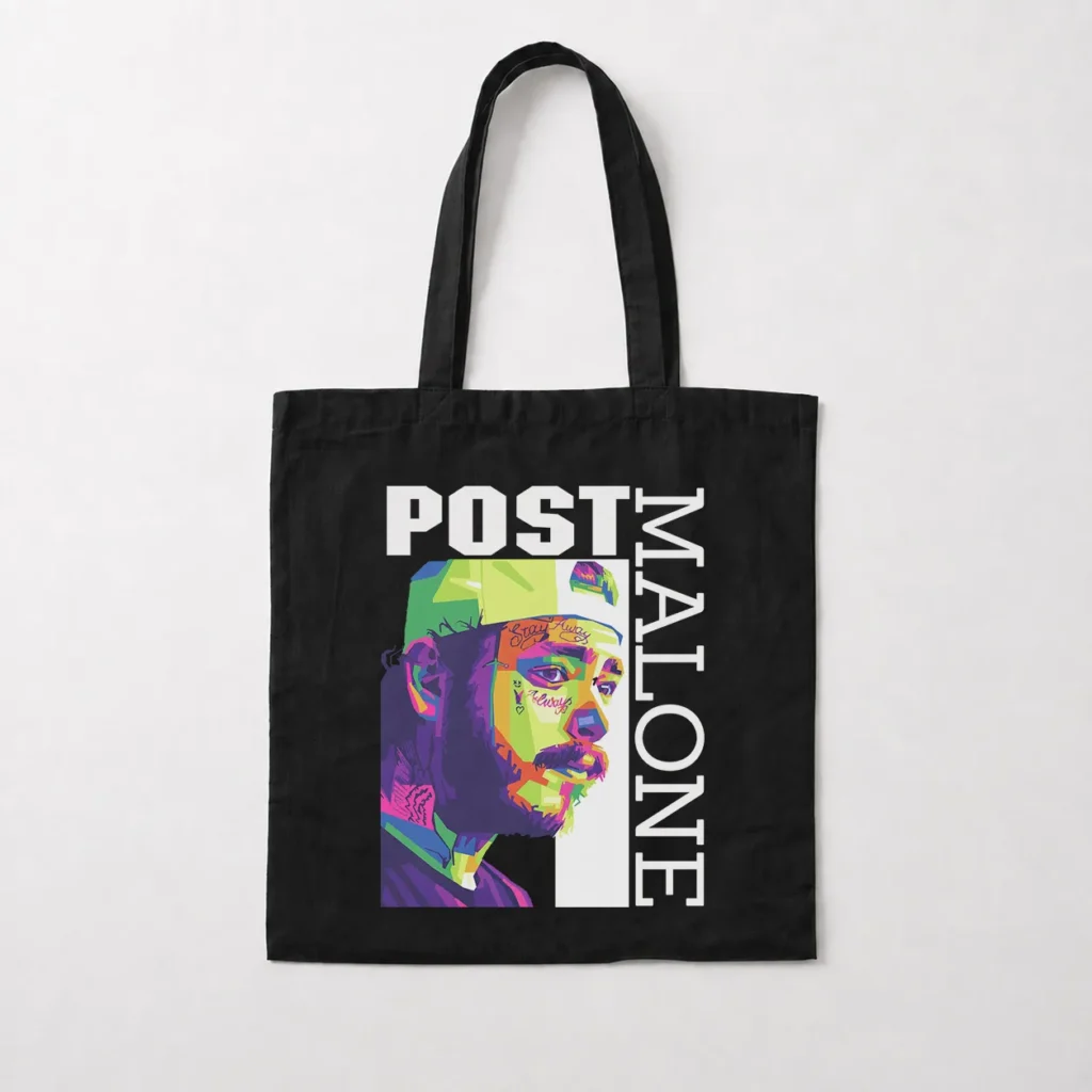 توت بگ پست مالون طرح پاپ‌آرت (Post Malone) کد 1504