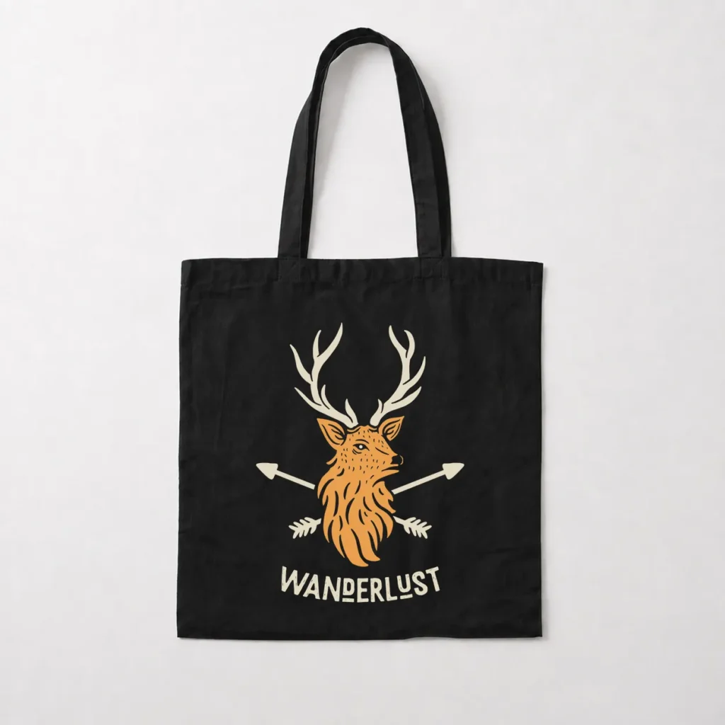 توت بگ گوزن طرح Wanderlust کد 15062