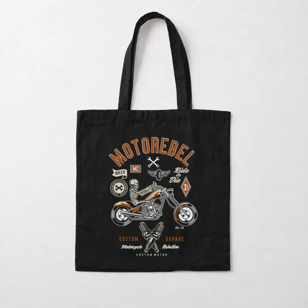 توت بگ موتور طرح Motorebel Ride or Die کد 15129