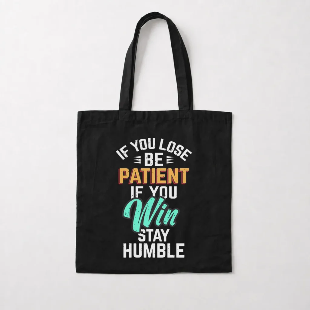 توت بگ انگیزشی طرح Stay Humble کد 15138