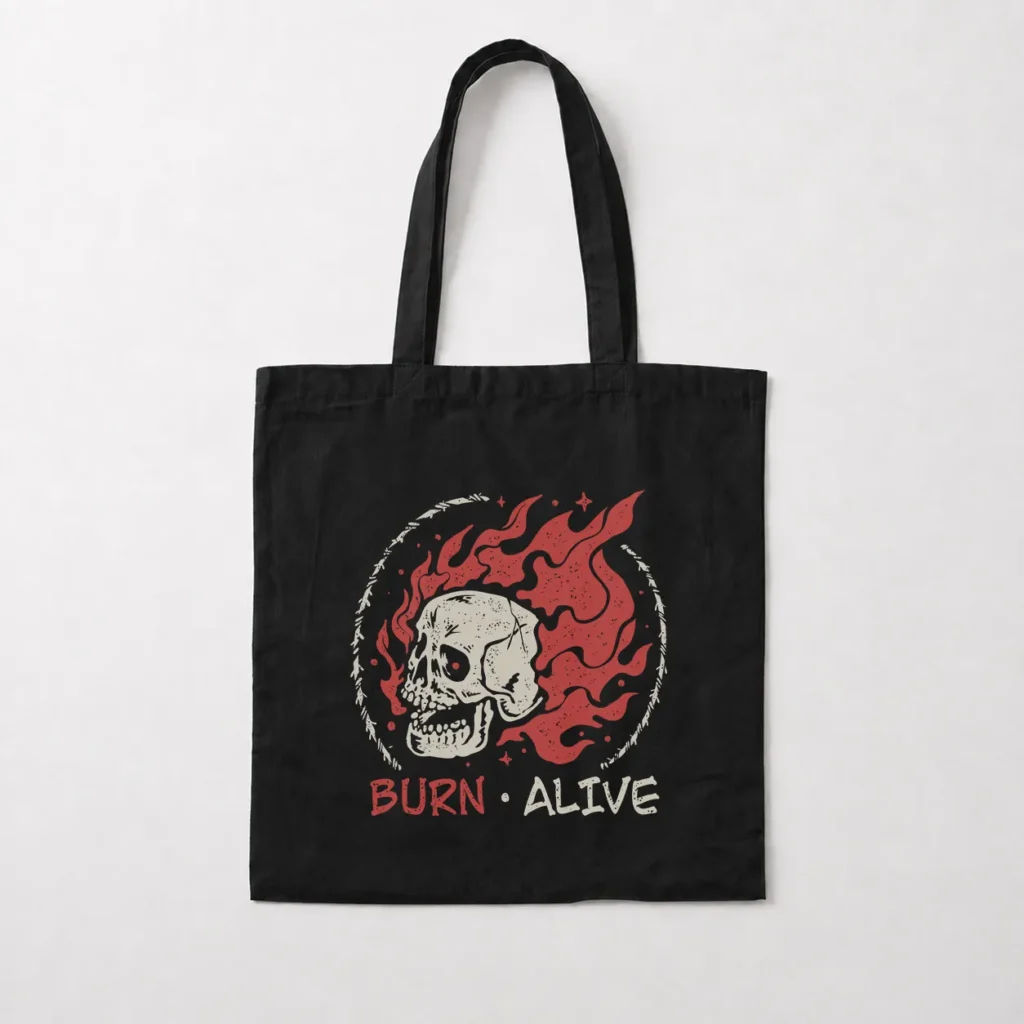 توت بگ جمجمه طرح Burn Alive کد 15359