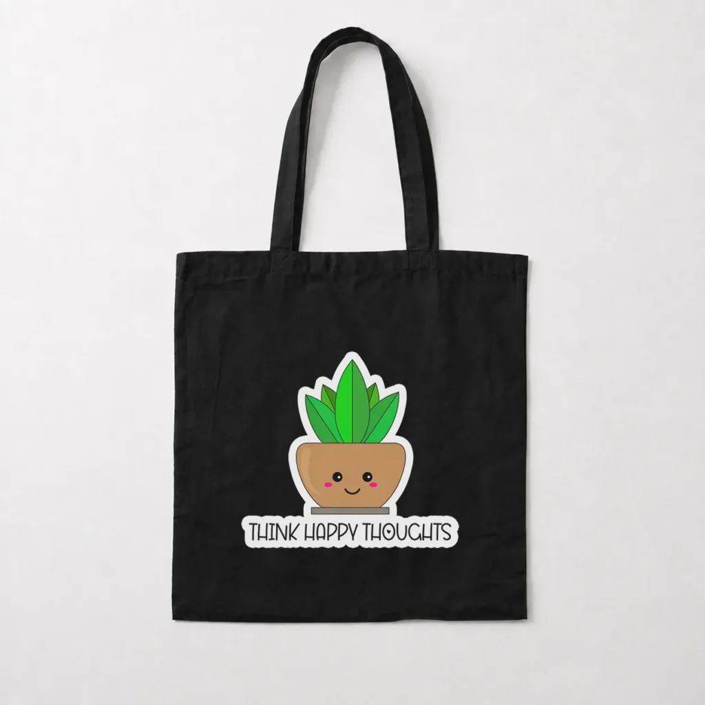 توت بگ گیاه بامزه طرح Think Happy Thoughts کد 1543