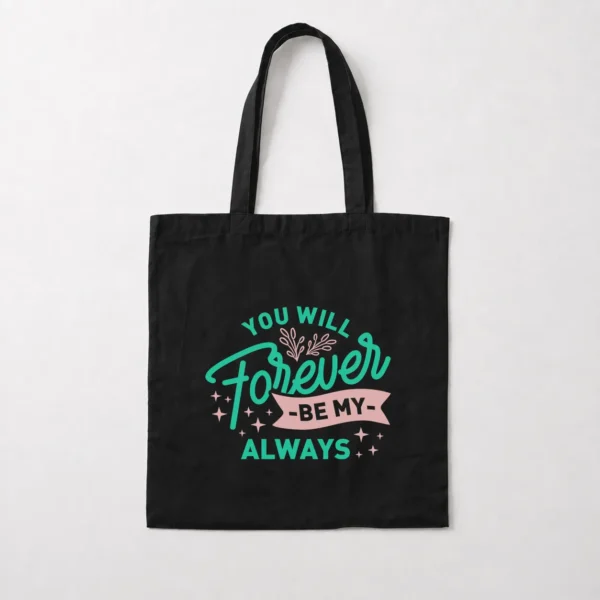 توت بگ عاشقانه طرح You Will Forever Be My Always کد 15507