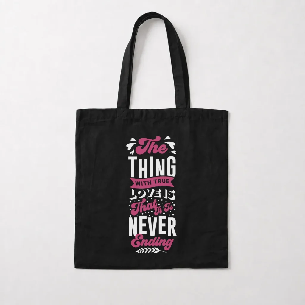 توت بگ طرح The Thing With True Love Is Never Ending کد 15510