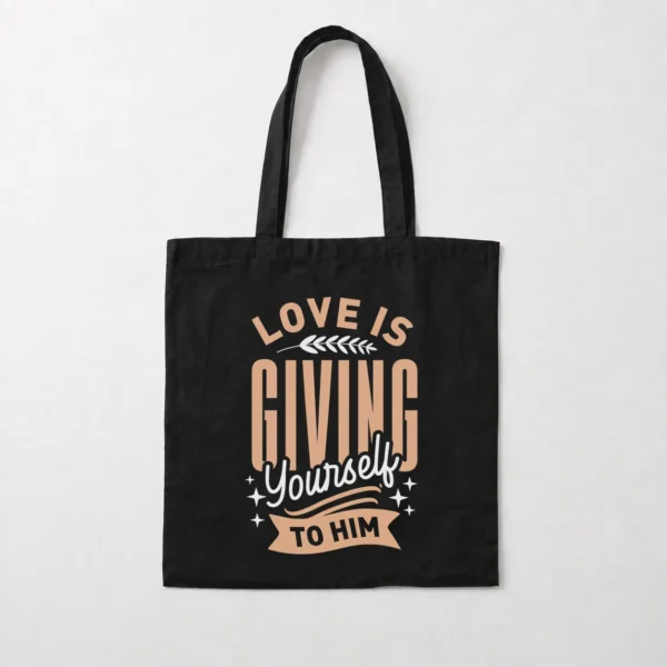 توت بگ طرح Love Is Giving Yourself To Him کد 15511