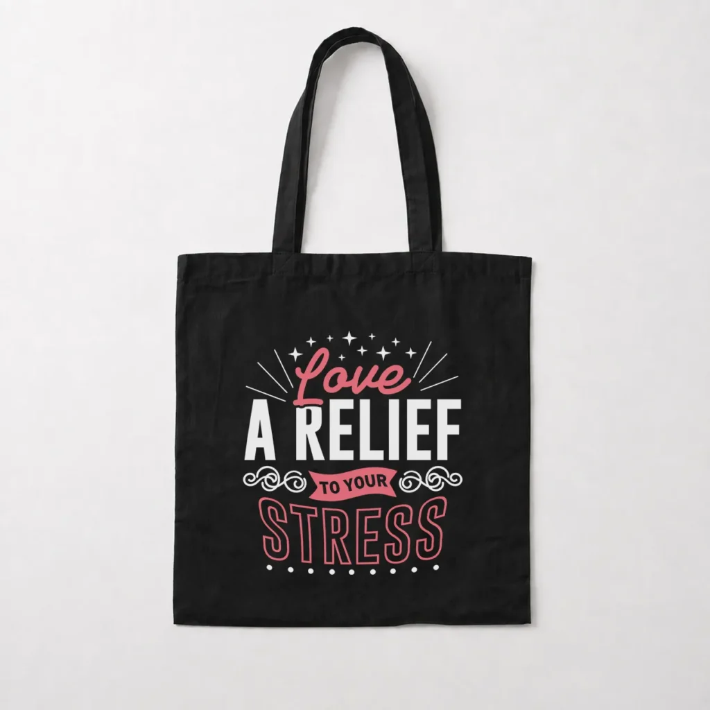 توت بگ طرح Love A Relief To Your Stress کد 15514