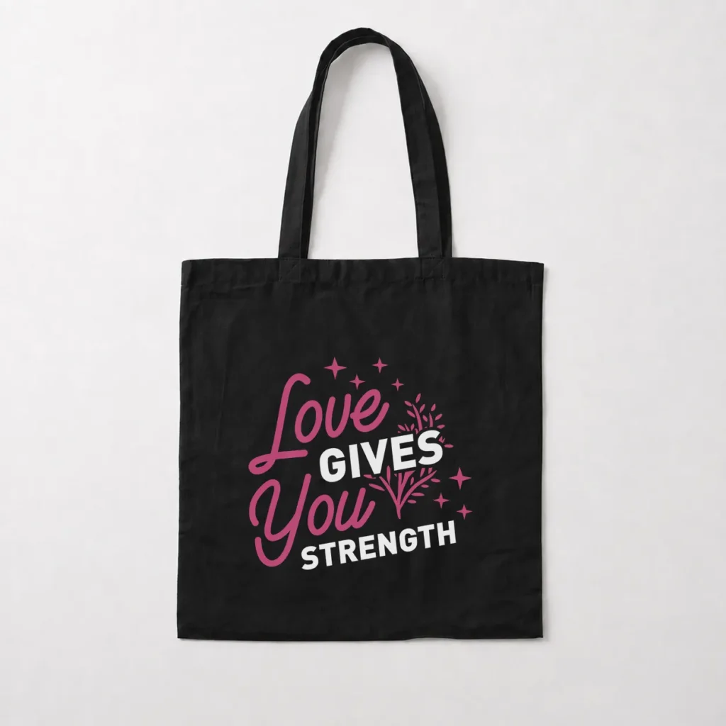 توت بگ طرح Love Gives You Strength کد 15521