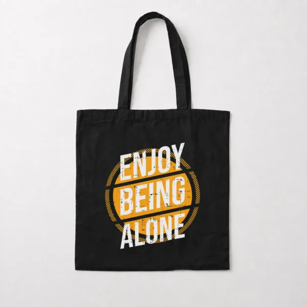 توت بگ تایپوگرافی طرح Enjoy Being Alone کد 15594