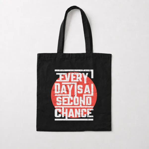 توت بگ تایپوگرافی طرح Every Day is a Second Chance کد 15602