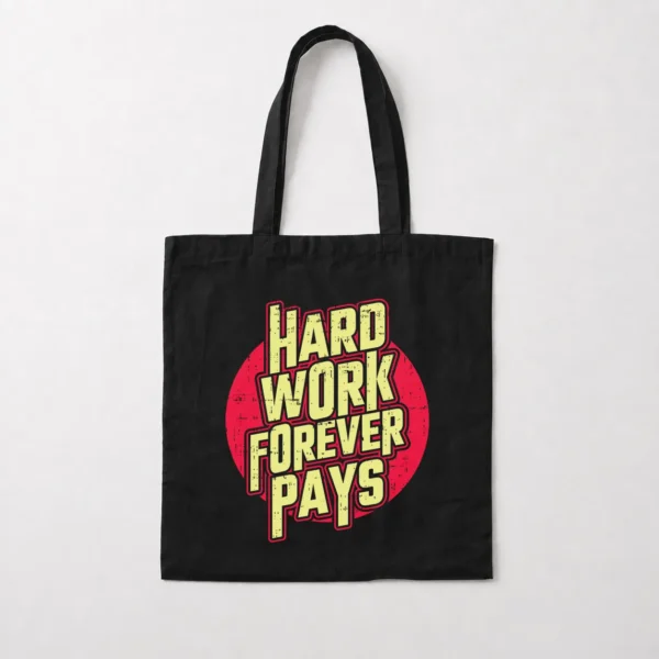 توت بگ تایپوگرافی طرح Hard Work Forever Pays کد 15605