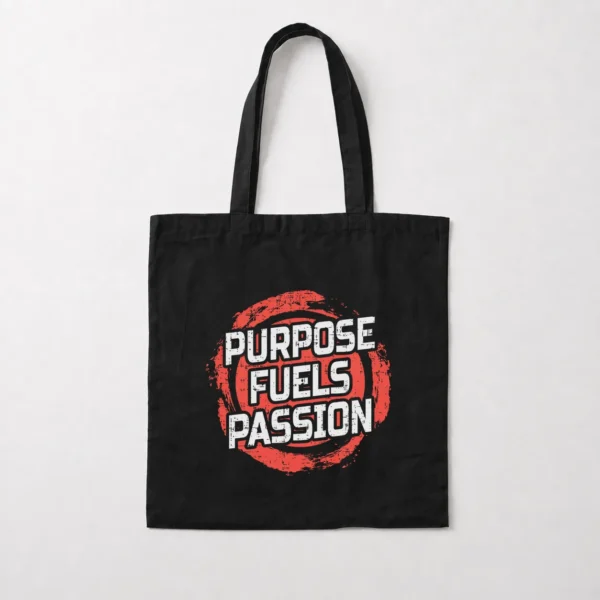 توت بگ تایپوگرافی طرح Purpose Fuels Passion کد 15609