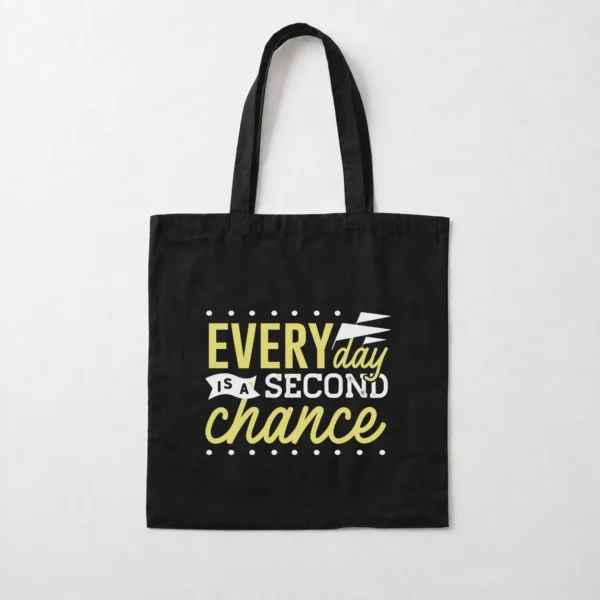 توت بگ تایپوگرافی طرح Everyday is a Second Chance کد 15623
