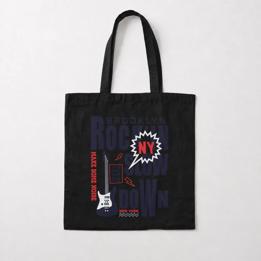 توت بگ طرح Brooklyn Rock N Roll کد 15723