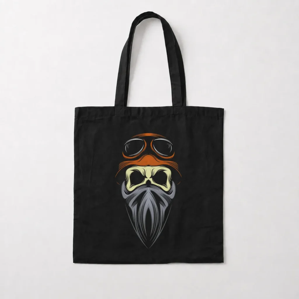 توت بگ جمجمه طرح موتورسوار (Skull Biker) کد 15782