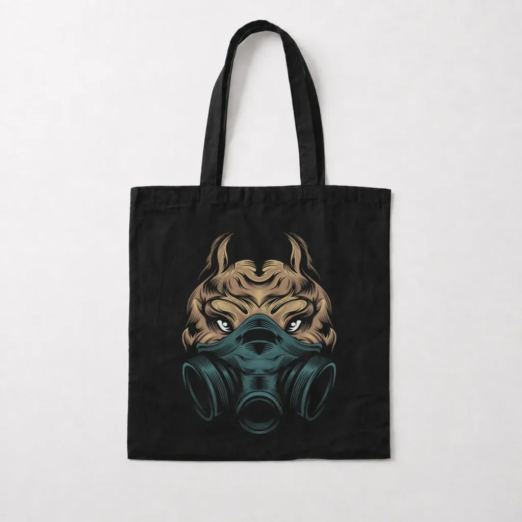 توت بگ سگ طرح ماسک گاز (Gas Mask Dog) کد 15784
