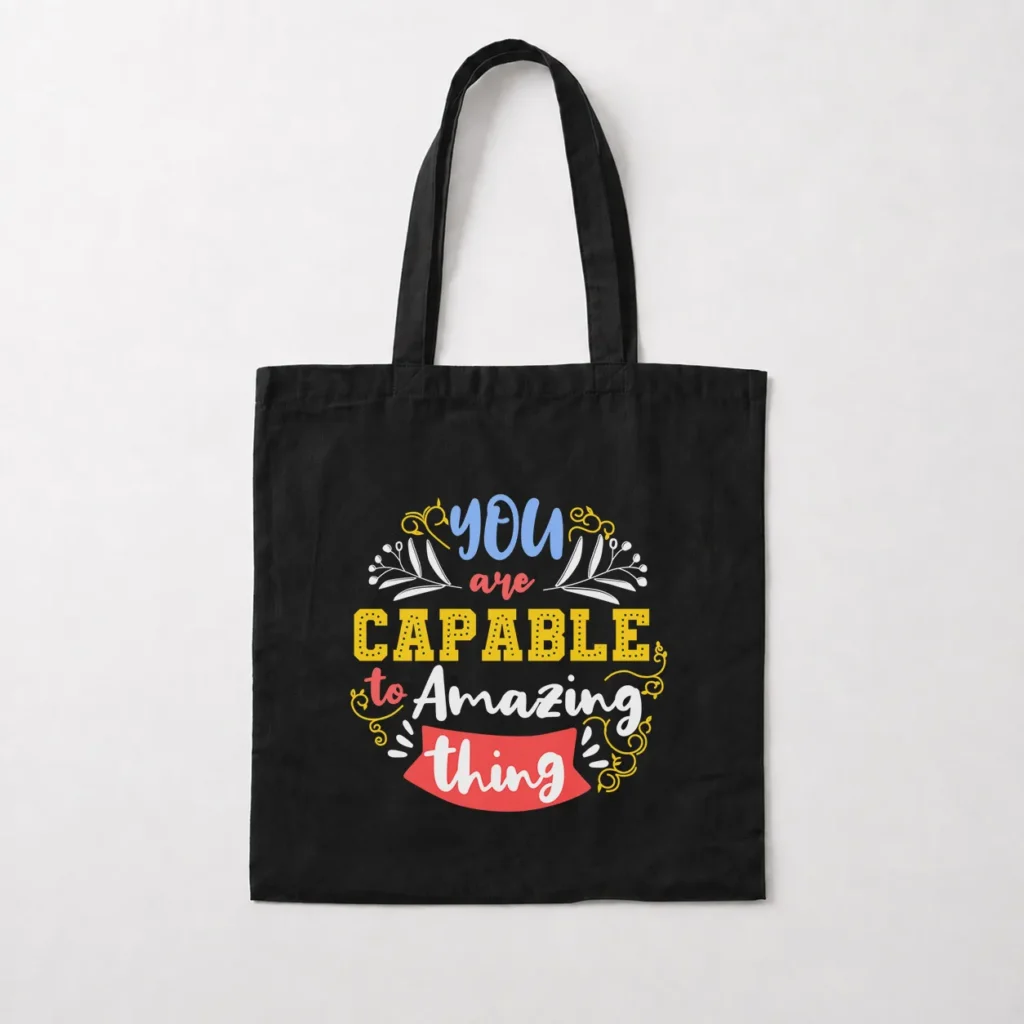 توت بگ تایپوگرافی طرح You Are Capable کد 15847