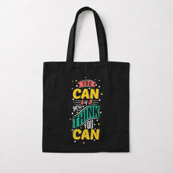 توت بگ تایپوگرافی طرح You Can If You Think You Can کد 15849