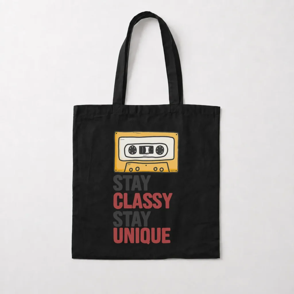توت بگ نوار کاست طرح Stay Classy Stay Unique کد 15851