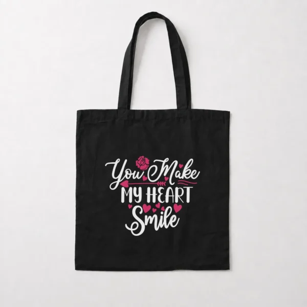 توت بگ عاشقانه طرح You Make My Heart Smile کد 15857