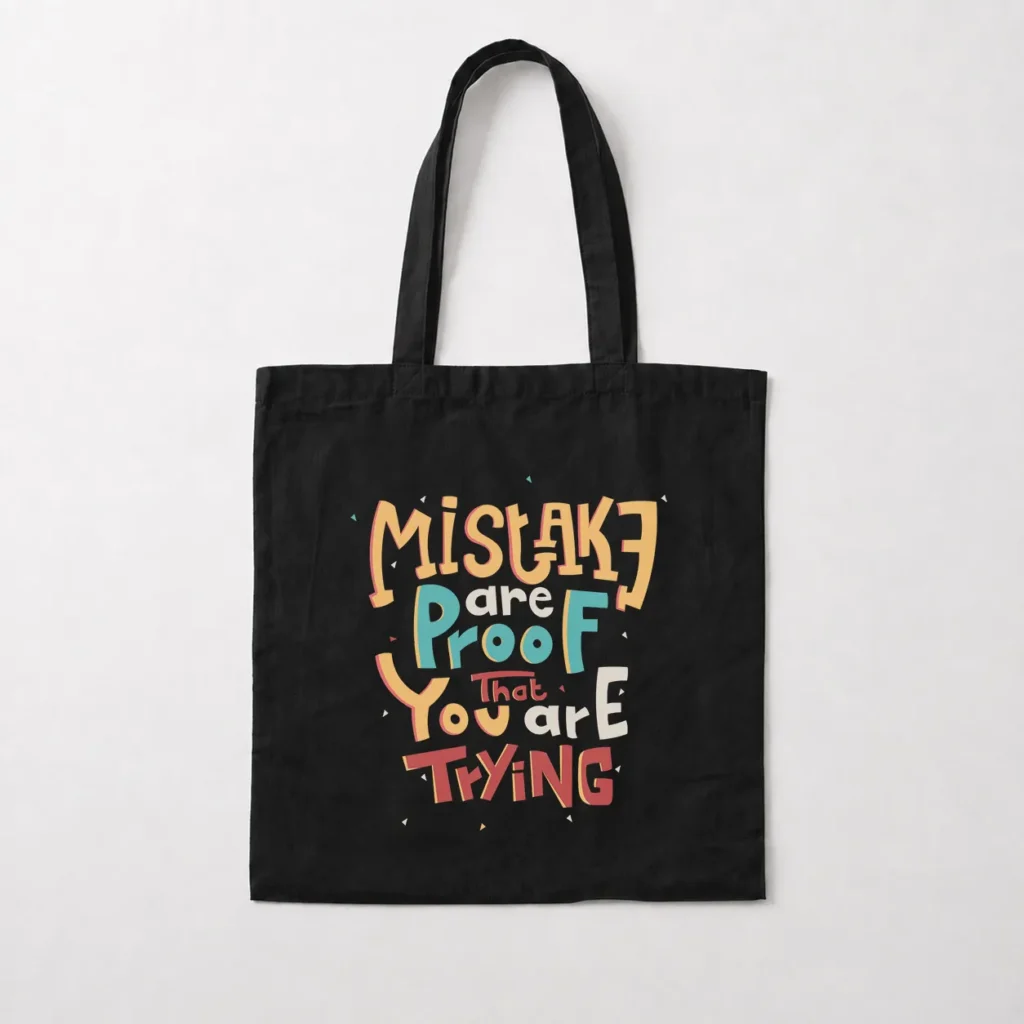 توت بگ انگیزشی طرح Mistakes Are Proof کد 15872