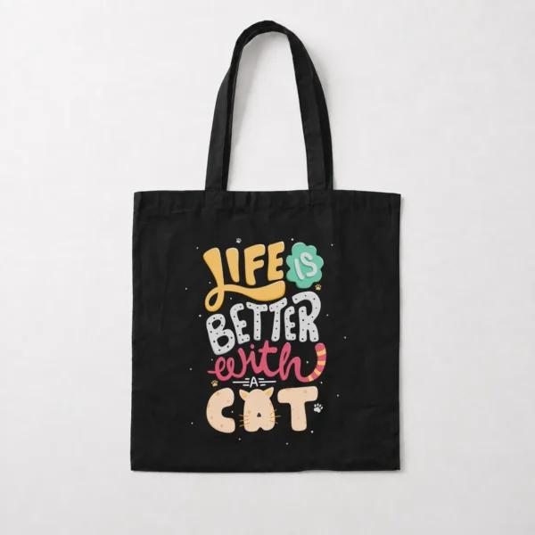 توت بگ گربه طرح Life is Better with a Cat کد 15889