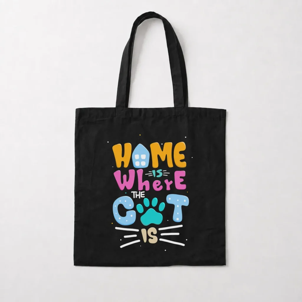 توت بگ گربه طرح Home is Where the Cat Is کد 15890