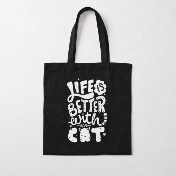 توت بگ گربه طرح Life is Better with a Cat کد 15892