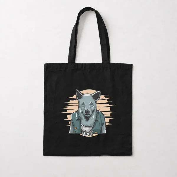 توت بگ گرگ طرح ژاکت (Wolf) کد 15917