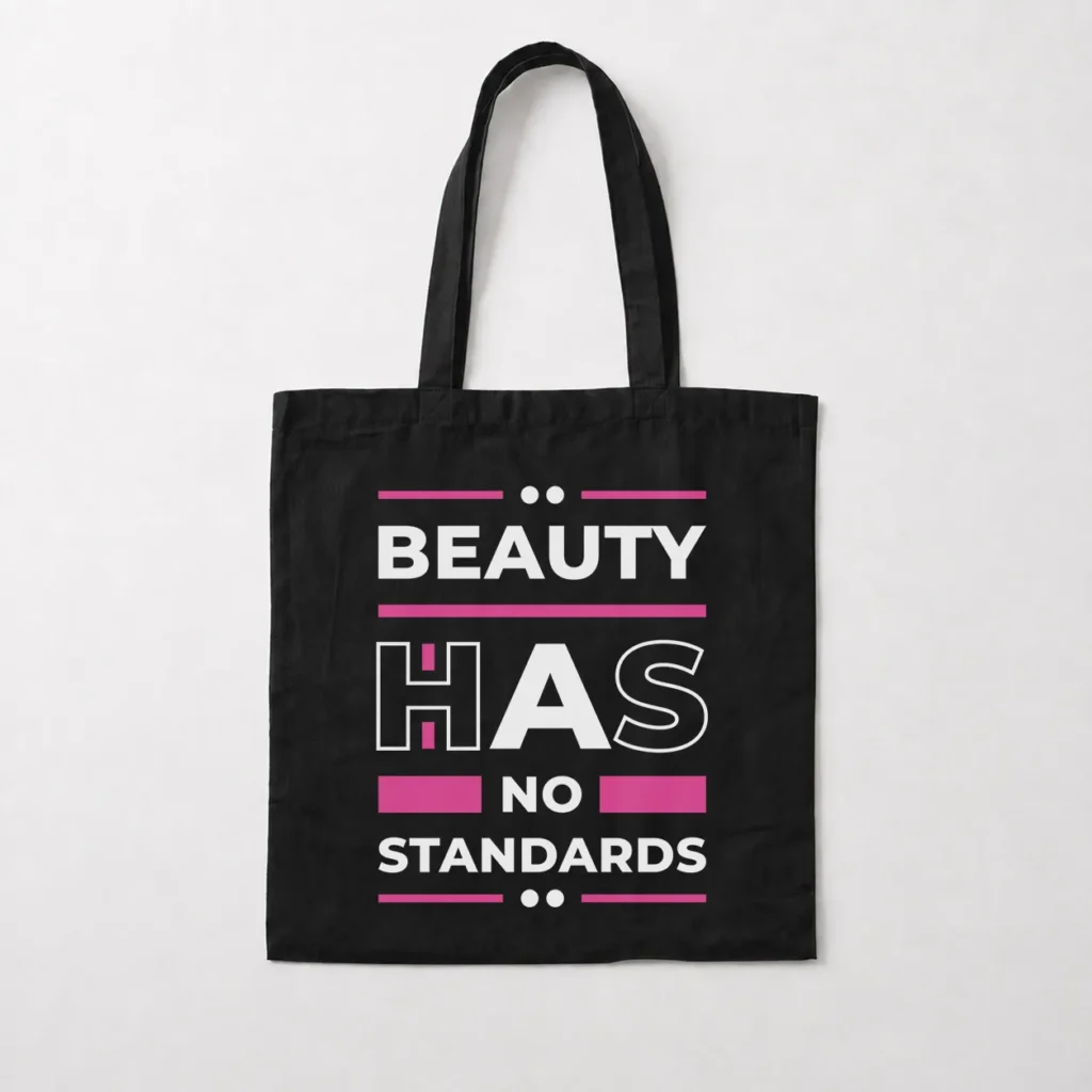 توت بگ طرح Beauty Has No Standards کد 16011