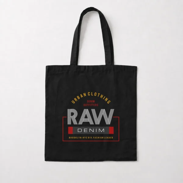 توت بگ تایپوگرافی طرح Raw Denim Brooklyn کد 16038