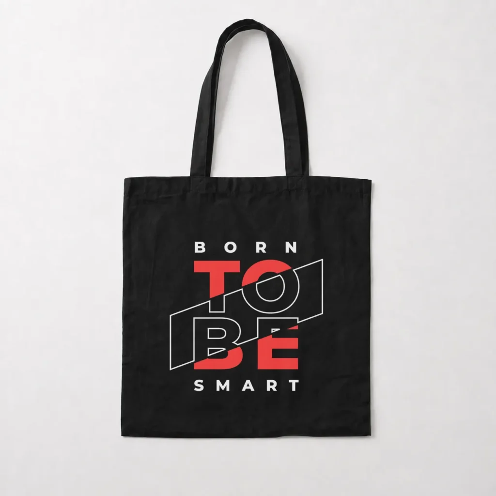 توت بگ تایپوگرافی Born to Be Smart کد 16044