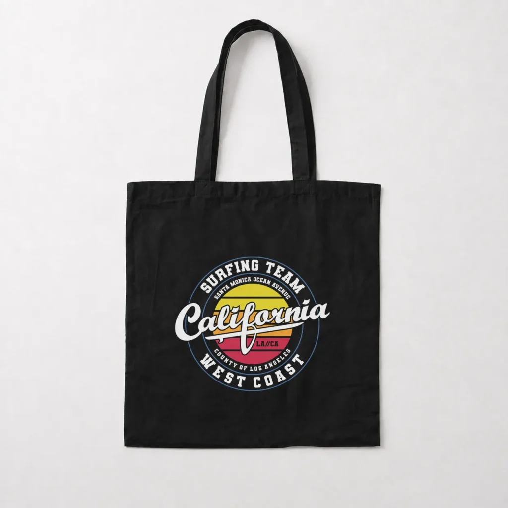 توت بگ تایپوگرافی California Surfing Team West Coast کد 16046