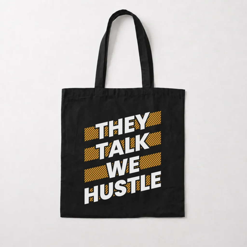 توت بگ تایپوگرافی They Talk We Hustle کد 16049