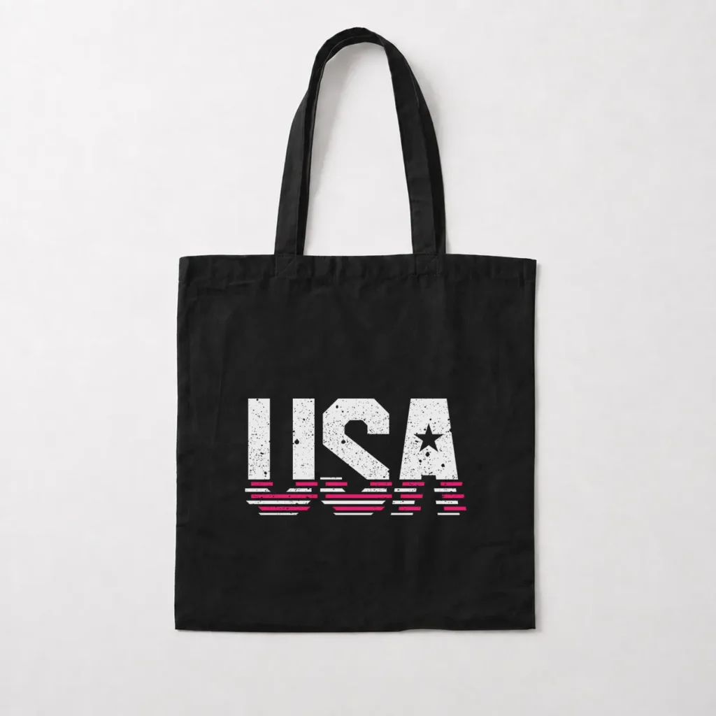 توت بگ تایپوگرافی USA طرح ستاره کد 16066