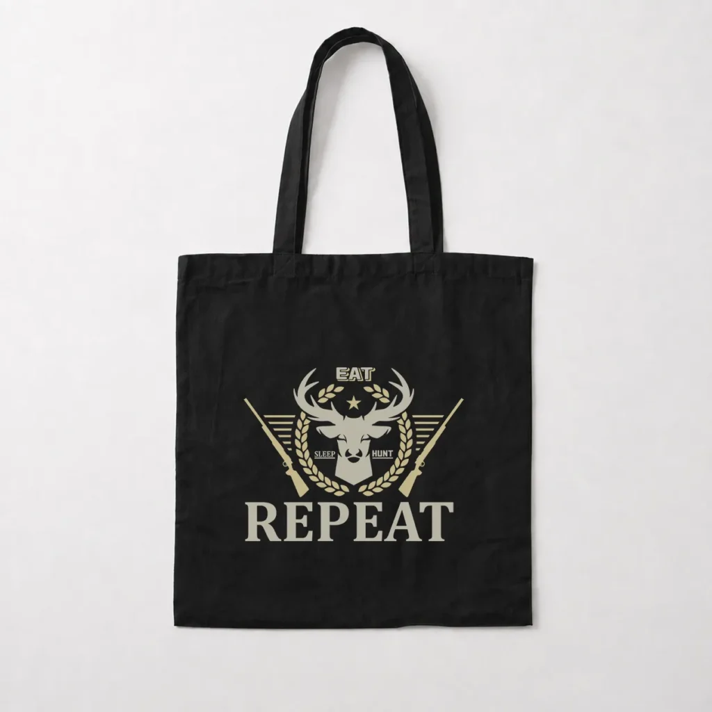 توت بگ شکار طرح گوزن Eat Sleep Hunt Repeat کد 16183
