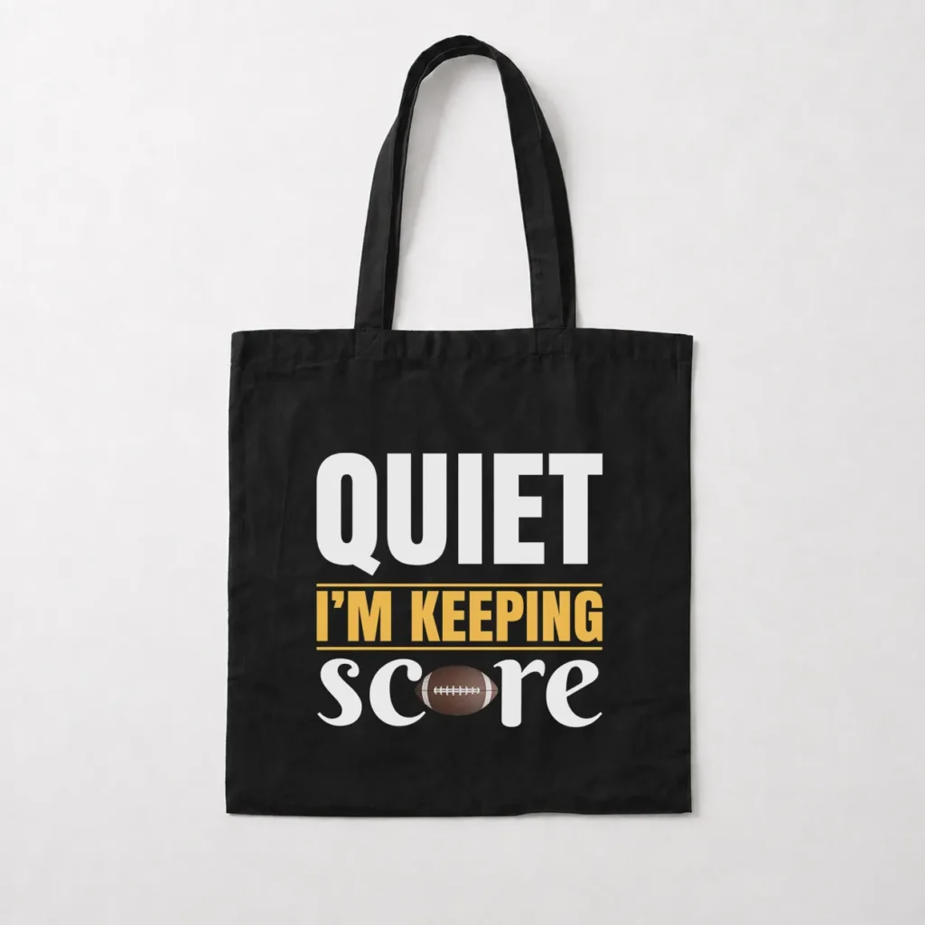 توت بگ فوتبال آمریکایی طرح Quiet I'm Keeping Score کد 16266