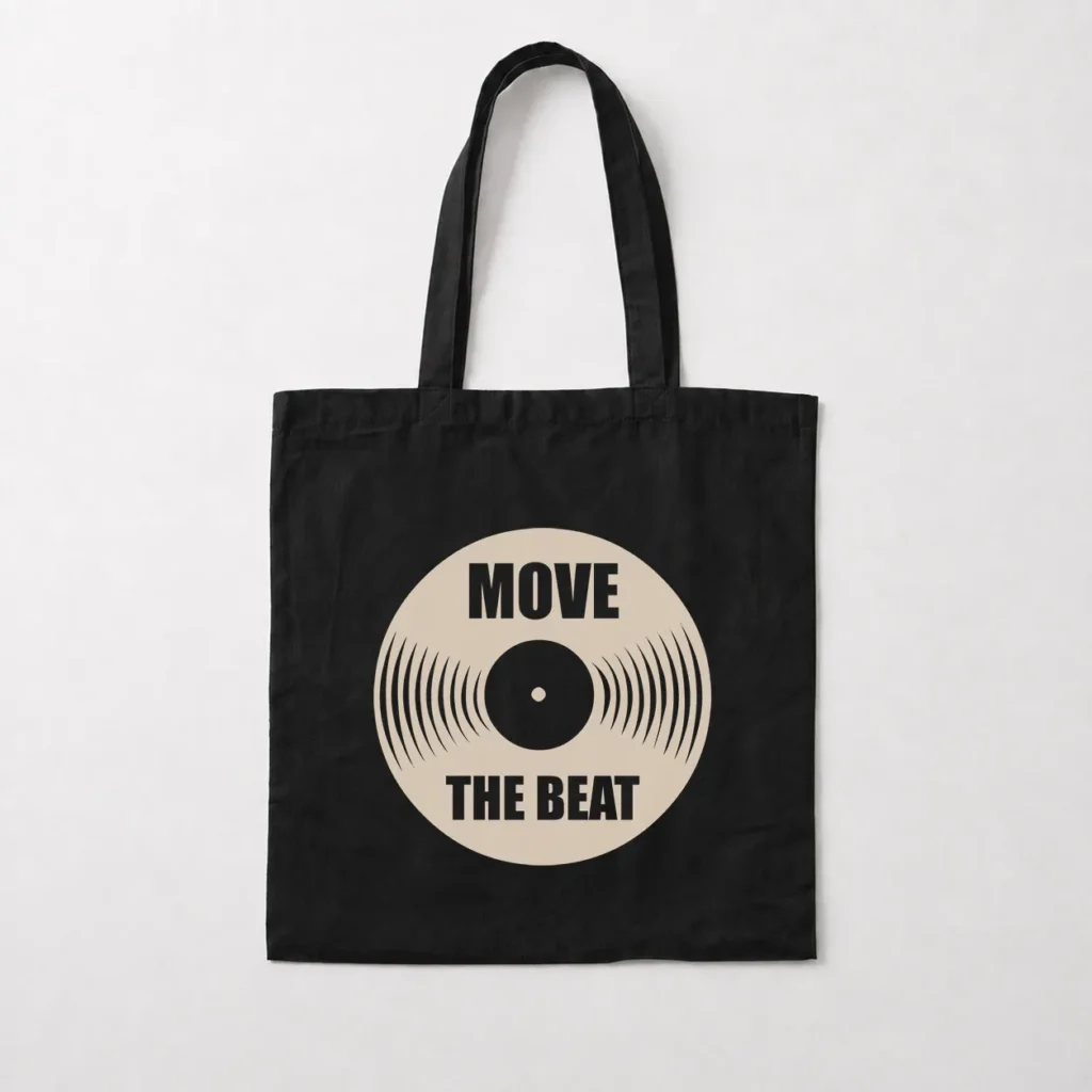 توت بگ صفحه گرامافون طرح Move the Beat کد 16433