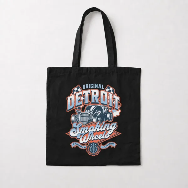 توت بگ ماشین کلاسیک طرح Detroit Smoking Wheels کد 1648
