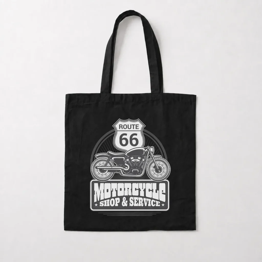 توت بگ موتور سیکلت طرح Route 66 Shop and Service کد 16538