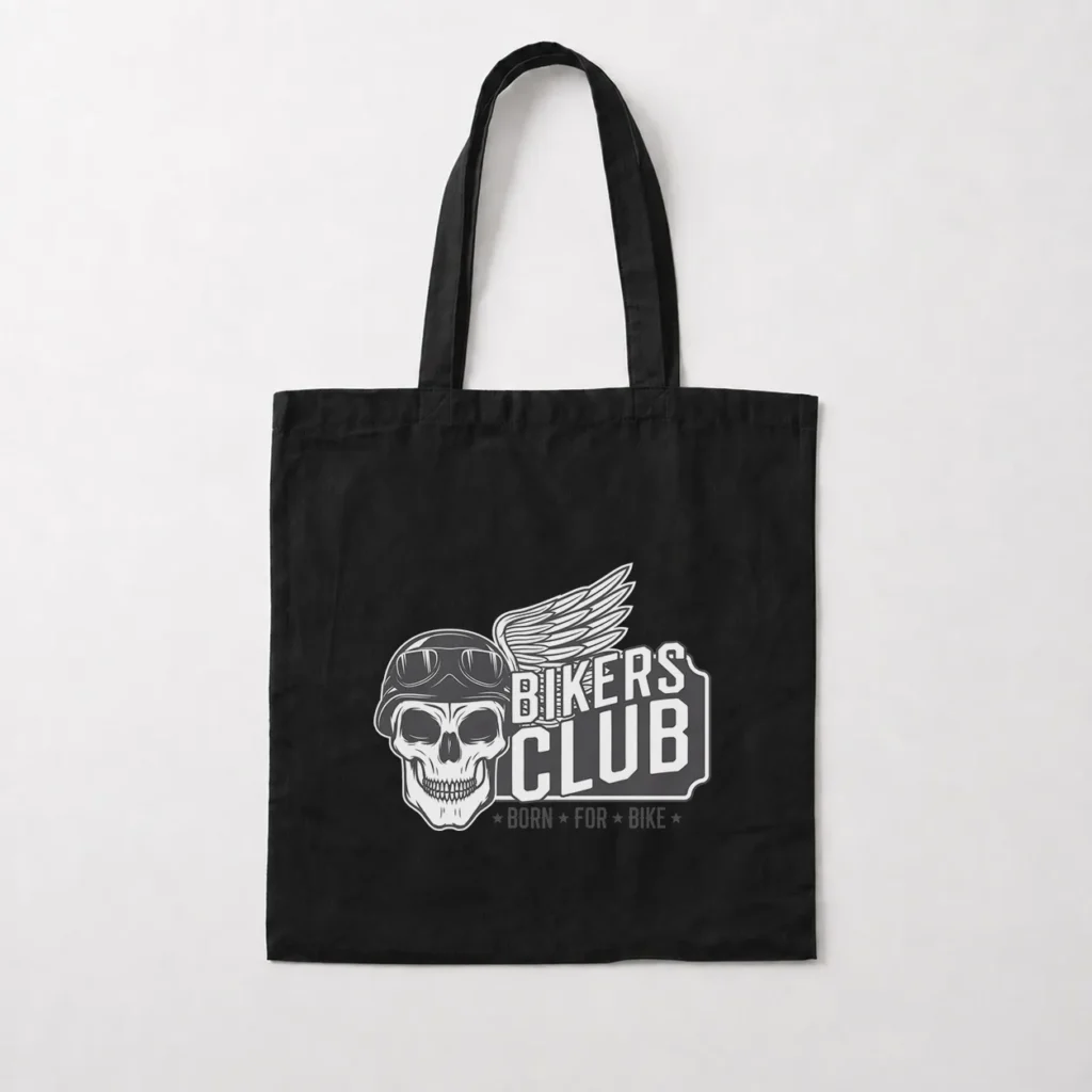 توت بگ جمجمه طرح کلوب موتور سواران (Bikers Club) کد 16548