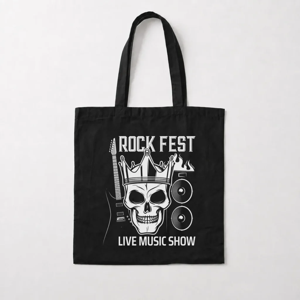 توت بگ جمجمه و گیتار طرح Rock Fest کد 16569