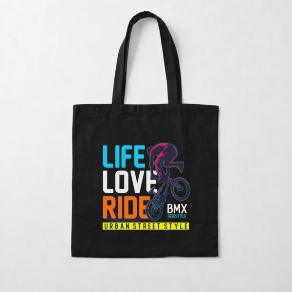 توت بگ دوچرخه‌سواری طرح Life Love Ride BMX کد 16717